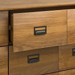 Деревянный комод с 6-ю ящиками Blanton Chest of Drawers варинант исполнения - 5 | Loft Concept в Красноярске