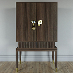 Кабинетный шкаф Elsa Dreams Walnut с 2-мя ящиками варинант исполнения - 3 | Loft Concept в Красноярске