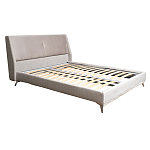 Кровать двуспальная серая Heart of the Bedroom варинант исполнения - 1 | Loft Concept в Красноярске