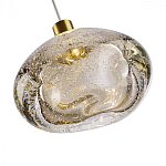 Подвесной светильник с прозрачным стеклянным плафоном округлой формы Effervia  варинант исполнения - 9 | Loft Concept в Красноярске