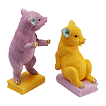 Держатель для книг Multicolored Piglet Bookends варинант исполнения - 2 | Loft Concept в Красноярске
