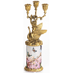 Фарфоровый подсвечник Лебедь с ангелом Asse варинант исполнения - 3 | Loft Concept в Красноярске