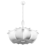 Подвесной светильник с белым фигурным абажуром и мягкими волнистыми краями Cloud Motion  варинант исполнения - 15 | Loft Concept в Красноярске