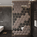 Гипсовая 3D панель с принтографией PM-30 варинант исполнения - 3 | Loft Concept в Красноярске