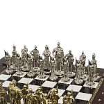 Шахматы в ларце из натуральных камней Долерит Малахит Мрамор Decorative Thematic Chess Русь варинант исполнения - 3 | Loft Concept в Красноярске