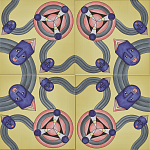 Плитка дизайнерская с узором Дива варинант исполнения - 2 | Loft Concept в Красноярске