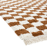 Ковер с шахматным принтом Chess Layout с эффектом шерсти варинант исполнения - 4 | Loft Concept в Красноярске