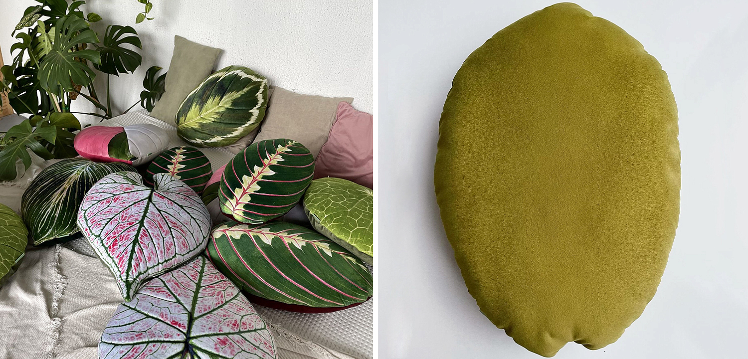 Декоративная подушка Botanical Cushion Calathea Medallion Декоративная подушка Botanical Cushion Calathea Medallion - Loft-Concept в Красноярске