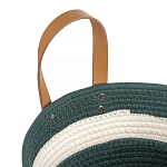 Корзина для хранения с ручками Interlacement Green  варинант исполнения - 2 | Loft Concept в Красноярске