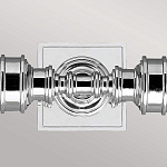 Бра для ванных комнат горизонтальное с двумя матовыми стеклянными цилиндическими плафонами Feiss варинант исполнения - 2 | Loft Concept в Красноярске