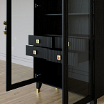 Дизайнерский шкаф витрина Elsa Dreams Black с 4-мя ящиками варинант исполнения - 8 | Loft Concept в Красноярске