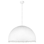 Подвесной светильник в форме купола белого цвета с ажурной бахромой Tactile Line варинант исполнения - 2 | Loft Concept в Красноярске