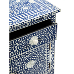 Комод инкрустация костью ORIENTAL Indian синий орнамент варинант исполнения - 6 | Loft Concept в Красноярске