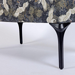 Банкетка с принтом из журавлей Crane варинант исполнения - 4 | Loft Concept в Красноярске