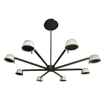 Люстра черного цвета на штанге Noir Supernova варинант исполнения - 4 | Loft Concept в Красноярске