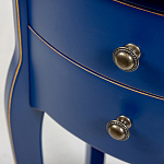 Синяя тумба на фигурных ножках Shelby варинант исполнения - 6 | Loft Concept в Красноярске
