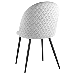 Мягкий стул в сером велюре Miruna Chair варинант исполнения - 4 | Loft Concept в Красноярске