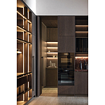 Кухонный гарнитур из красного мрамора и дерева VVD Dada Engenereed Kitchen варинант исполнения - 5 | Loft Concept в Красноярске