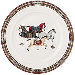 Сервиз обеденный из фарфора с изображением лошадей на 6 персон 23 предмета Porcelain Horse Set  варинант исполнения - 3 | Loft Concept в Красноярске