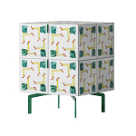 Тумба  с рисунком ShortT Pina Colada Green варинант исполнения - 2 | Loft Concept в Красноярске