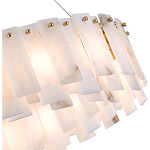 Люстра круглая декорированная натуральным камнем Stone Interior Accent варинант исполнения - 5 | Loft Concept в Красноярске