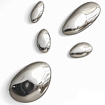 Абстрактная скульптура на стену в виде капли воды Water Outline варинант исполнения - 8 | Loft Concept в Красноярске