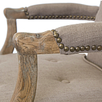 Кресло Aubrey Classical Armchair brown flax варинант исполнения - 4 | Loft Concept в Красноярске