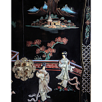 Шкаф черный в китайском стиле  Chinese Cabinet Black варинант исполнения - 2 | Loft Concept в Красноярске