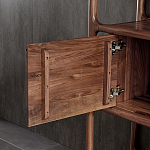 Стеллаж в гостиную для книг Moon Walnut Furniture варинант исполнения - 9 | Loft Concept в Красноярске