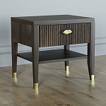 Прикроватная тумбочка с ящиком Elsa Dreams Walnut варинант исполнения - 1 | Loft Concept в Красноярске