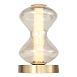 Настольная лампа светодиодная с волнообразным стеклянным плафоном Amphora of Light варинант исполнения - 3 | Loft Concept в Красноярске