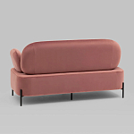 Диван в велюровой обивке цвета пыльная роза COLOR BLOCK варинант исполнения - 4 | Loft Concept в Красноярске
