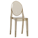 Прозрачный стул с янтарным оттенком LOUIS GHOST CHAIR варинант исполнения - 1 | Loft Concept в Красноярске