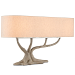 Настольная лампа с корпусом в виде дерева Gray Concrete Trunk варинант исполнения - 2 | Loft Concept в Красноярске