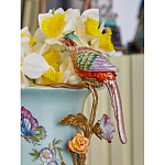 Ваза с птичкой из фарфора с бронзовыми элементами Garden of Eden варинант исполнения - 9 | Loft Concept в Красноярске