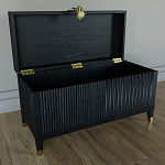 Большой дизайнерский Сундук Elsa Dreams Black варинант исполнения - 2 | Loft Concept в Красноярске