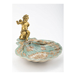 Блюдо с бронзовым ангелом Porcelain Angels of Paradise варинант исполнения - 2 | Loft Concept в Красноярске