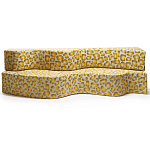 Дизайнерский модульный диван волнистой формы с цветным принтом Poltronova Superonda Sofa варинант исполнения - 3 | Loft Concept в Красноярске