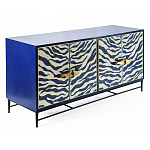 Буфет в гостиную с инкрустацией Bone Inlay Deco Sideboard - Orleans ZEBRA варинант исполнения - 1 | Loft Concept в Красноярске
