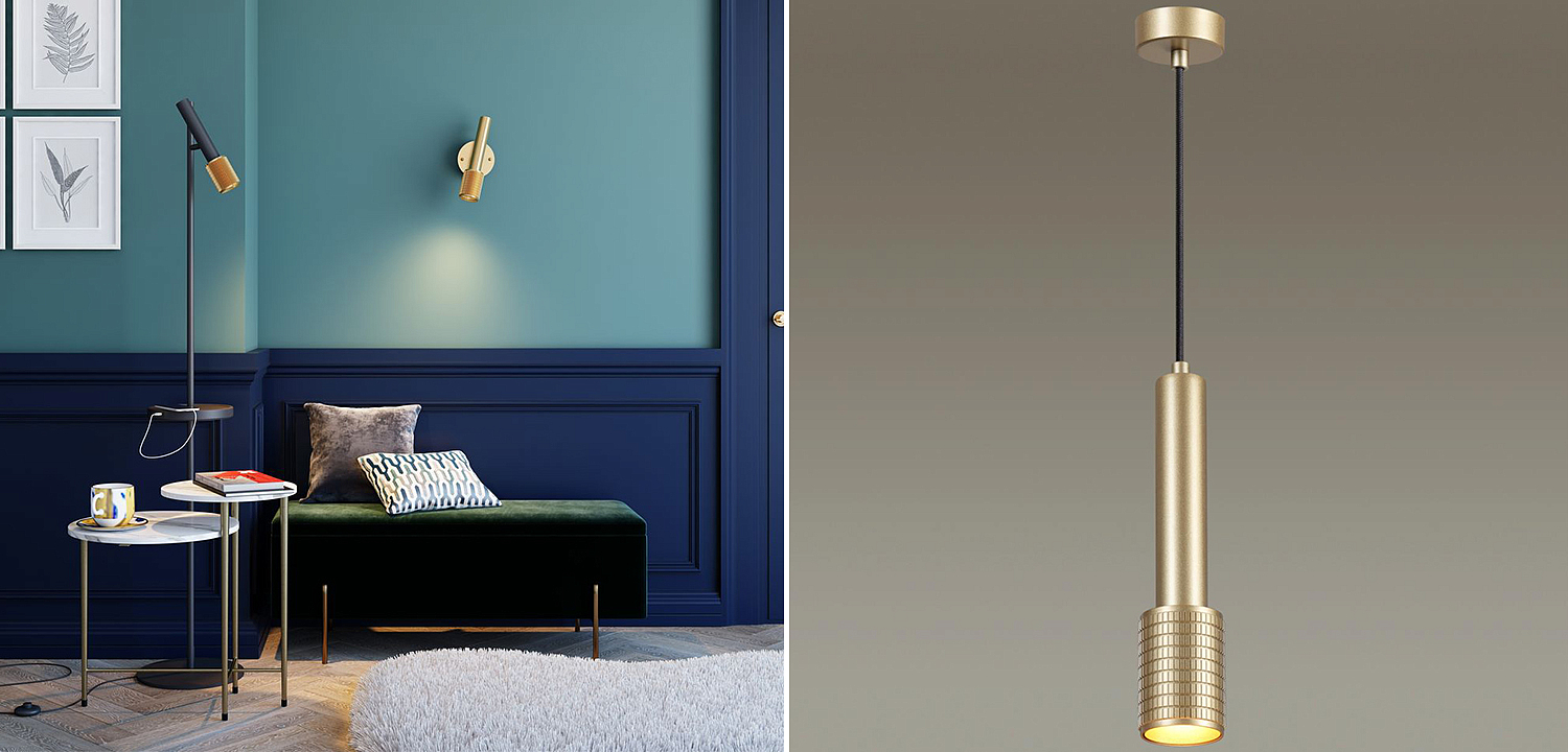 Подвесной светильник Eneko Gold Hanging Lamp Подвесной светильник Eneko Gold Hanging Lamp - Loft-Concept в Красноярске