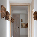 Бра плетеное из ротанга Chainmail варинант исполнения - 3 | Loft Concept в Красноярске