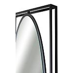 Зеркало овальное в металлической оправе в стиле лофт Urban Style Space варинант исполнения - 3 | Loft Concept в Красноярске