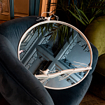 Зеркало настенное в раме белого цвета с декором птица на ветке Mirror Portal варинант исполнения - 3 | Loft Concept в Красноярске