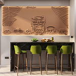 Барельеф OWLS варинант исполнения - 1 | Loft Concept в Красноярске