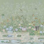 Обои ручная роспись Temple Newsam Mercury Grey варинант исполнения - 1 | Loft Concept в Красноярске