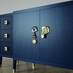 Большой Комод-буфет Elsa Dreams Blue с ящиками варинант исполнения - 2 | Loft Concept в Красноярске