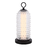 Настольная лампа с прозрачным факутрным стеклянным плафоном Sonora варинант исполнения - 1 | Loft Concept в Красноярске