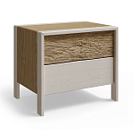 Тумба 2 ящика с подсветкой на рельефном фасаде Warm Industrial варинант исполнения - 7 | Loft Concept в Красноярске