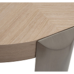 Столик журнальный круглый со светлым шпоном Light Veneer Table варинант исполнения - 2 | Loft Concept в Красноярске