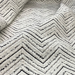 Мебельная ткань Шенилл черно-белый принт 145 см T3-38 варинант исполнения - 1 | Loft Concept в Красноярске